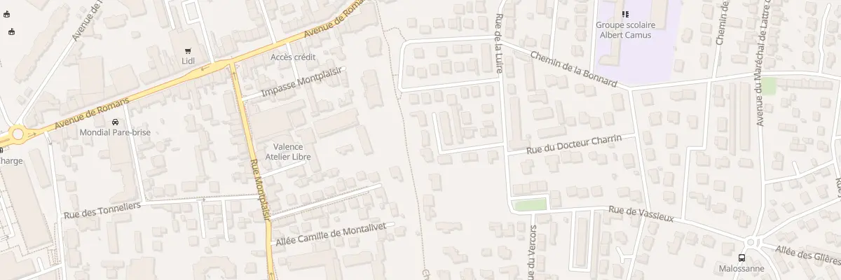 Plan du 11 All Gai Soleil à Valence