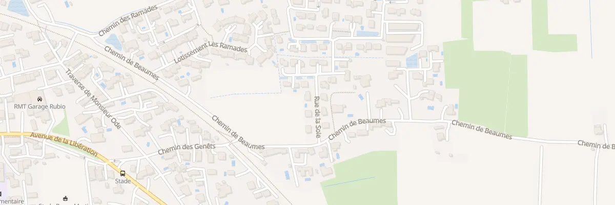 Plan du 22 Rue de la Soie à Jonquières