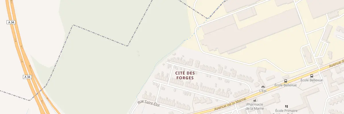 Plan du 49 Rue Paul Labbé à Sedan