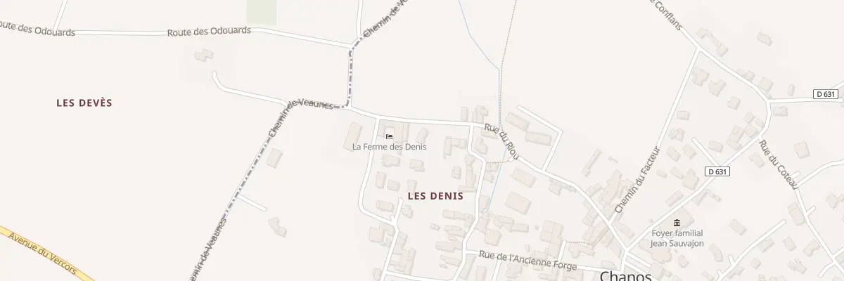 Plan du 13 Rue du Riou à Chanos-Curson