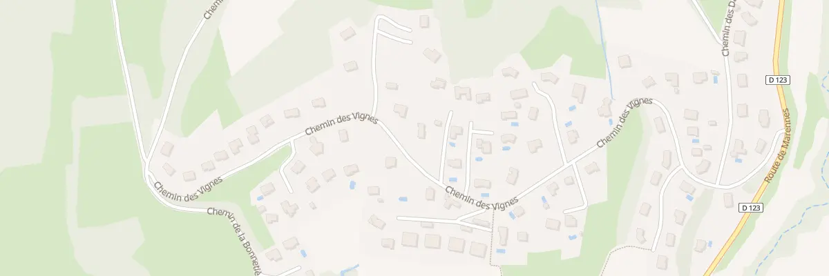 Plan du 604 Che des Vignes à Villette-de-Vienne