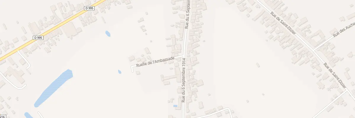Plan du 58 Rue du Six Septembre 1914 à Sermaize-les-Bains