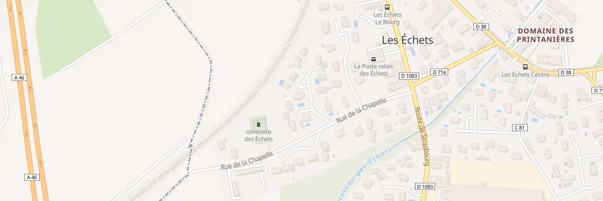 Plan du 4 Lot Hameau de la Chapelle à Miribel