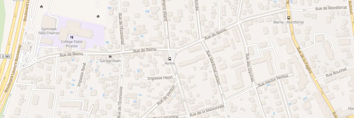 Plan du 32 Rue Mal Leclerc à Bron