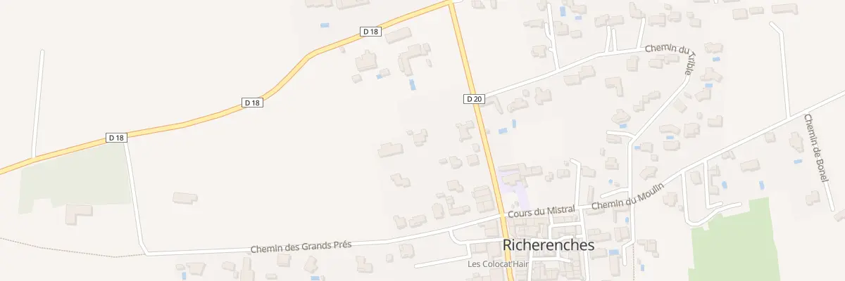 Plan du 5041 Les Estagniers à Richerenches