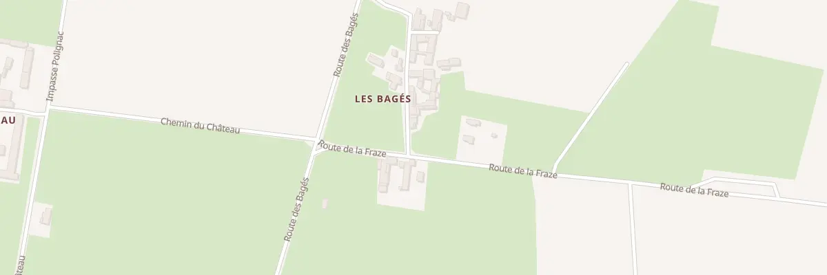 Plan du 129 Rte de la Fraze à Baneins