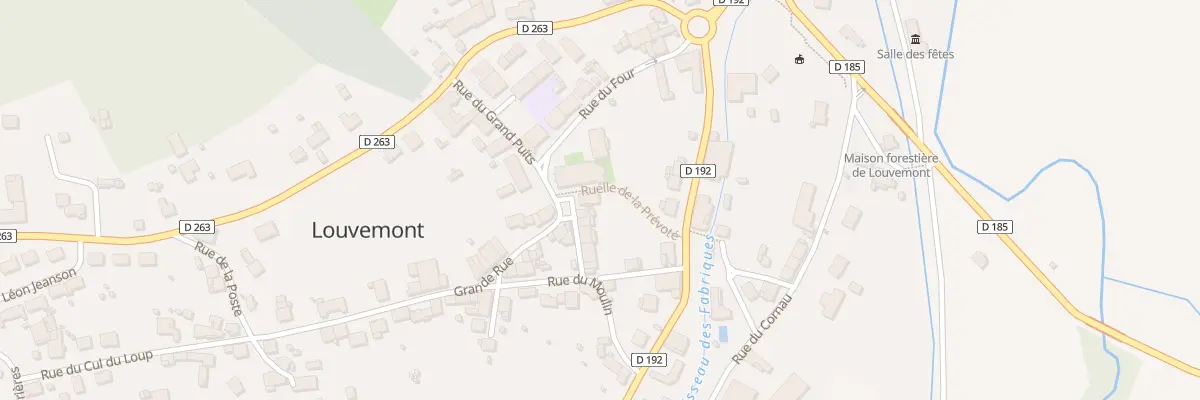 Plan du 1 Rue de la Prévoté à Louvemont