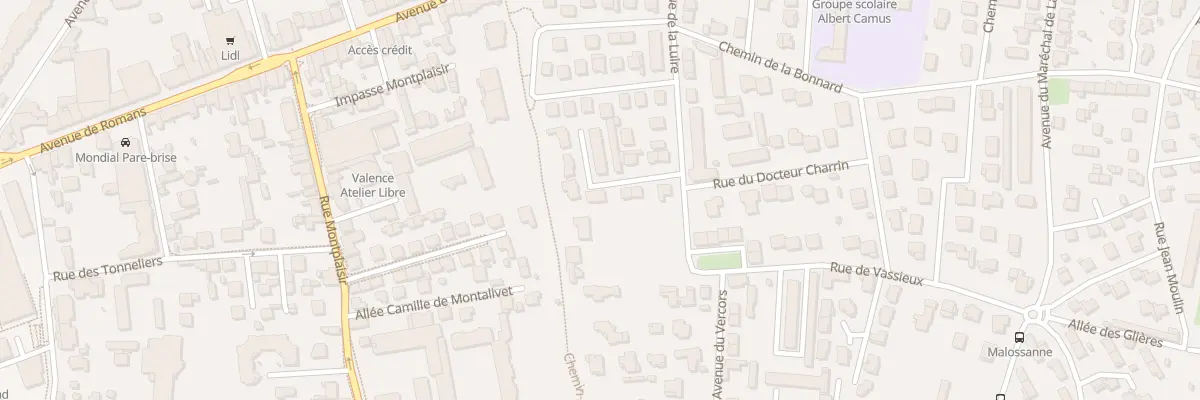 Plan du 7 All Gai Soleil à Valence