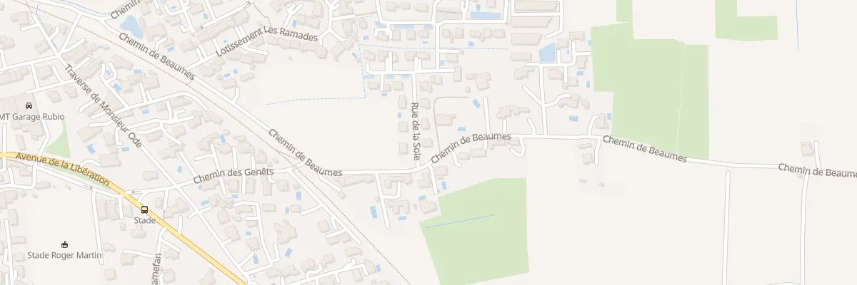 Plan du 43 Rue de la Soie à Jonquières