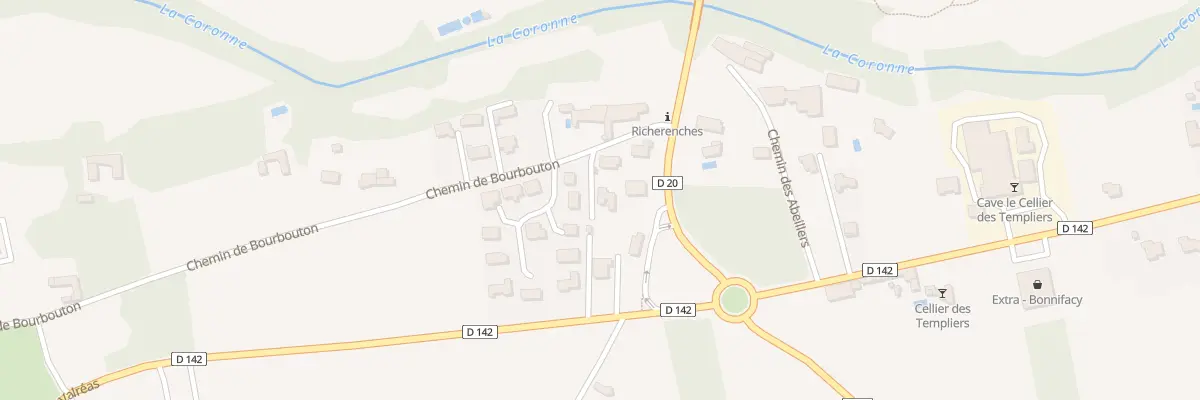Plan du 55A Che de Bourbouton à Richerenches