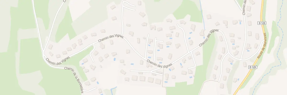 Plan du 576 Che des Vignes à Valencin