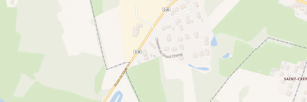 Plan du 20 Che du Grand Champ à Saint-André-de-Bâgé