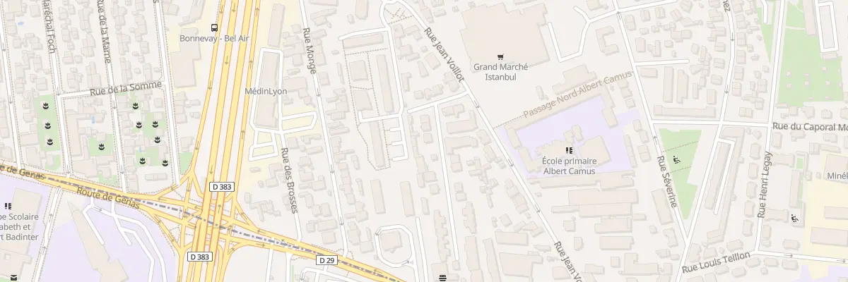 Plan du 12 Imp Baconnier à Villeurbanne