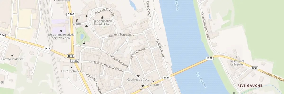 Plan du 15 Rue du Collège à Tournus