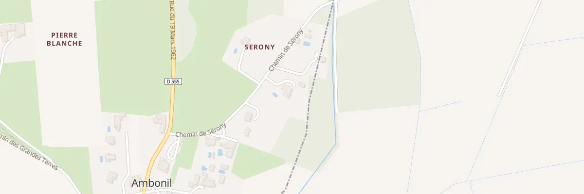 Plan du 210 Che de Serony à Ambonil