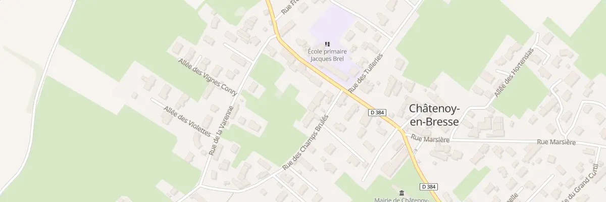 Plan du 4 Rue des Champs Brulés à Châtenoy-en-Bresse