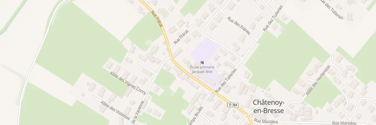 Plan du 16B Rue du Bourg à Châtenoy-en-Bresse