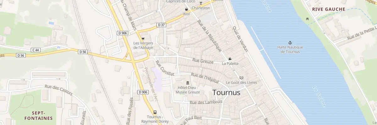 Plan du 33 Rue Greuze à Tournus