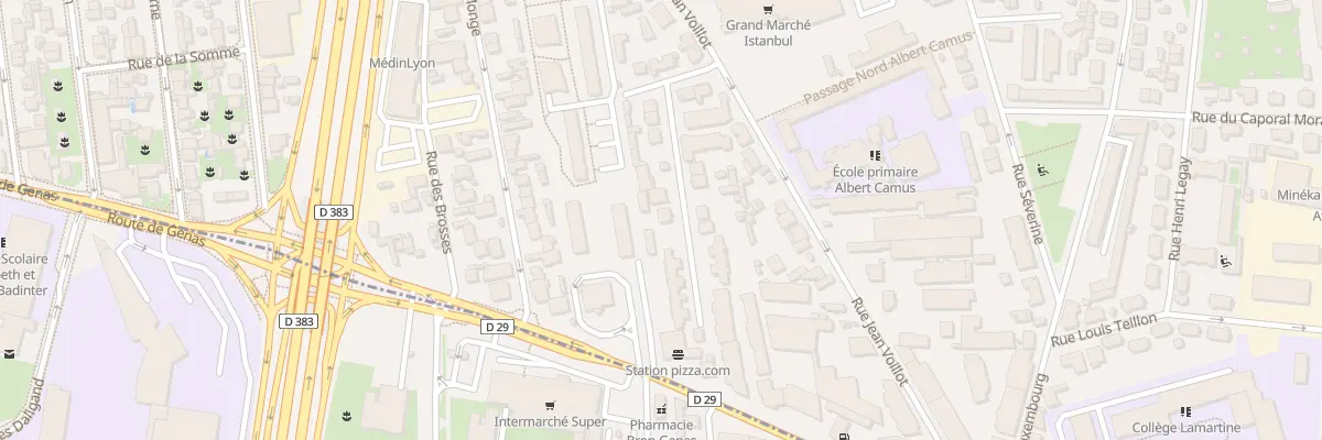 Plan du 20 Imp Baconnier à Villeurbanne