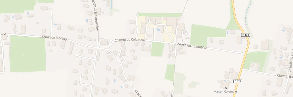 Plan du 339 Che du Colombier à Villette-de-Vienne