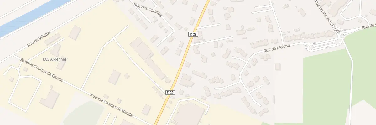 Plan du 25 Rue de Bellevue à Glaire