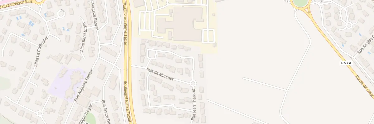 Plan du 12 Rue Marc Gilbert Sauvajon à Valence