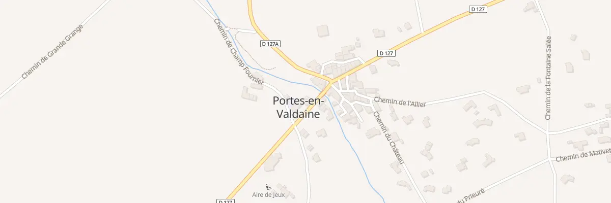 Plan du 50 Rte de la Touche à Portes-en-Valdaine