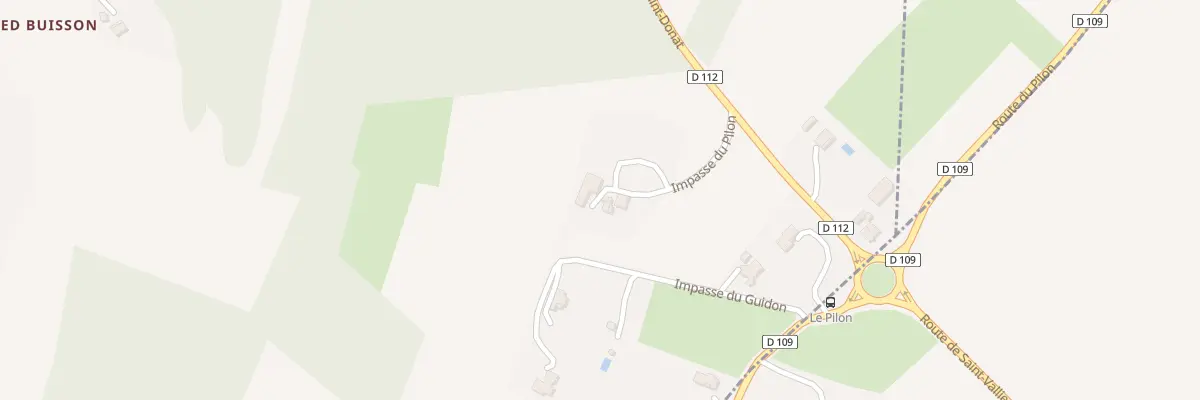 Plan du 3380 Rte de Saint Donat à Saint-Barthélemy-de-Vals