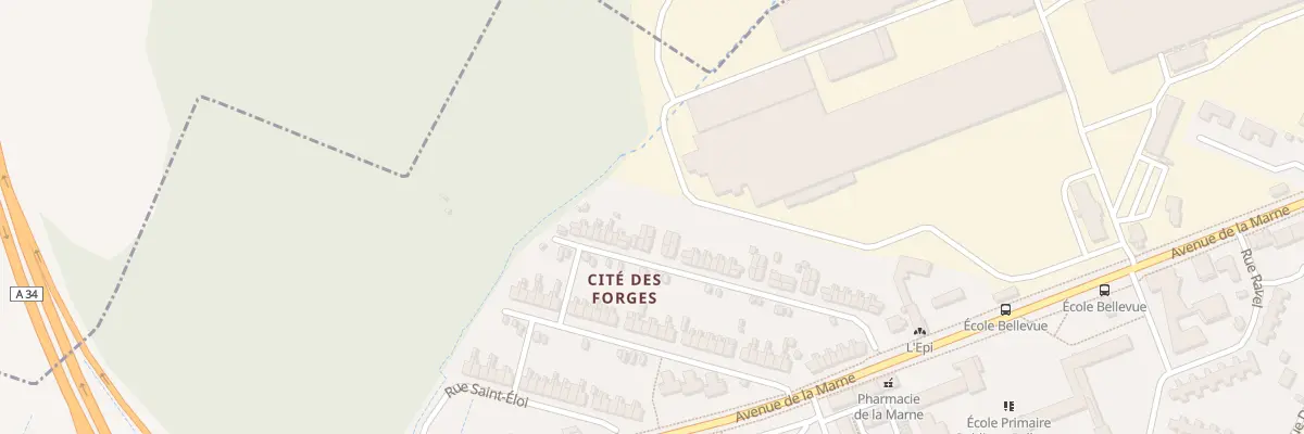 Plan du 39 Rue Paul Labbé à Sedan