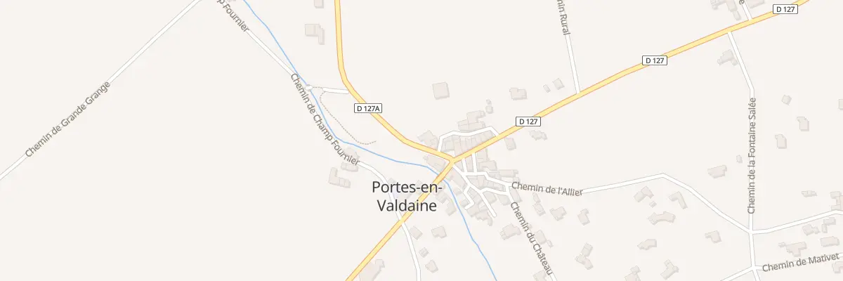 Plan du 40 Rte de la Batie Rolland à Portes-en-Valdaine