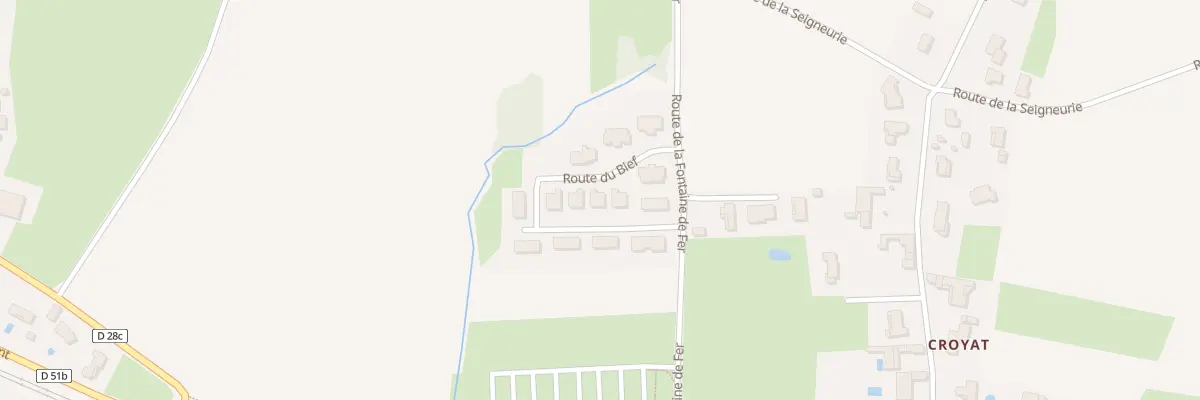 Plan du 200 Rte du Bief à Saint-Jean-sur-Veyle