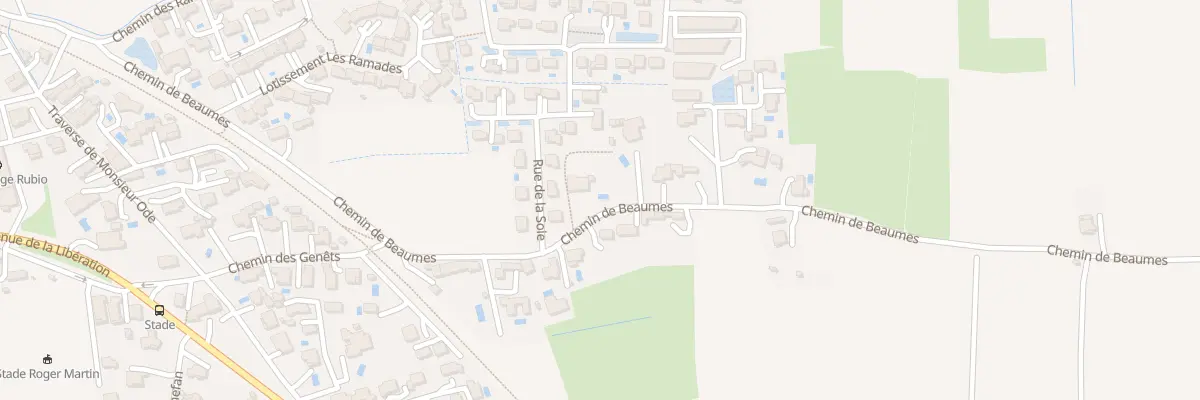 Plan du 5079 Che de Beaumes à Jonquières