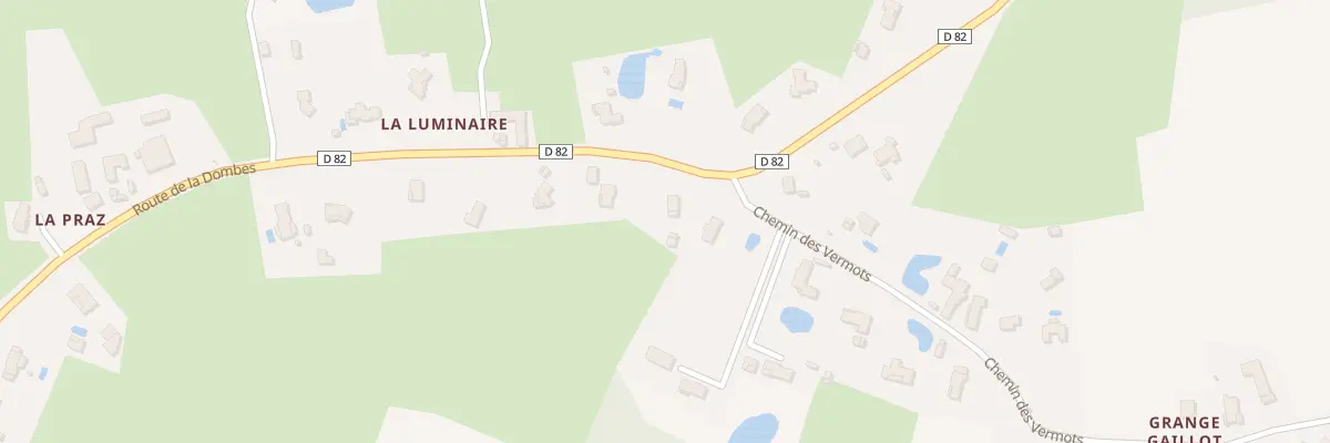 Plan du 855 Rte de la Dombes à Ambérieux-en-Dombes