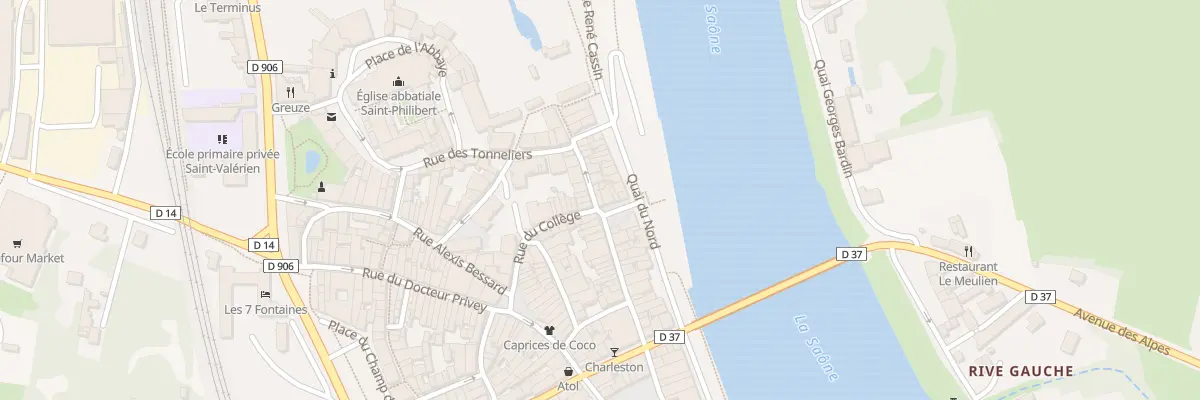 Plan du 2 Rue des Saules à Tournus
