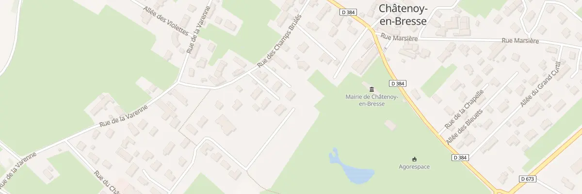 Plan du 9B Rue des Champs Brulés à Châtenoy-en-Bresse