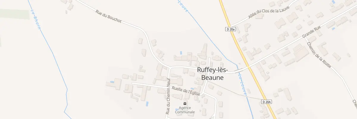 Plan du 10 Rue du Pont à Ruffey-lès-Beaune