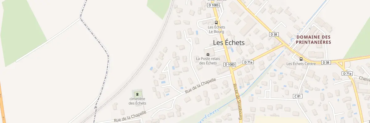 Plan du 3 Rue de la Chapelle à Miribel