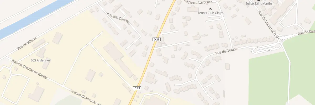 Plan du 21B Rue de Bellevue à Glaire
