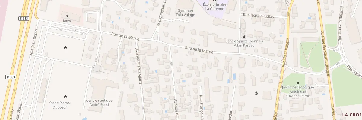 Plan du 3 Av de la Grande Armée à Bron