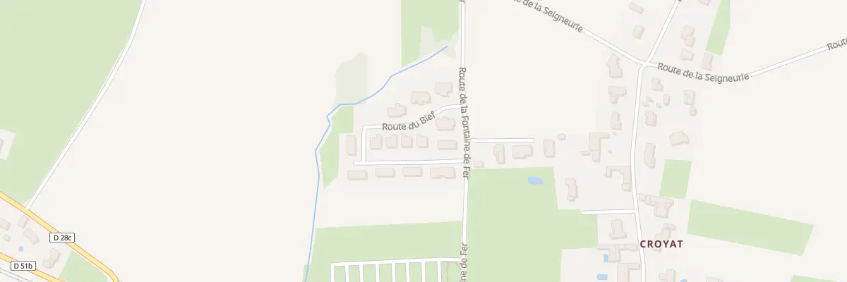 Plan du 214 Rte du Bief à Saint-Jean-sur-Veyle