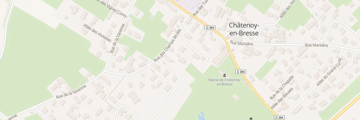 Plan du 5A Rue des Champs Brulés à Châtenoy-en-Bresse