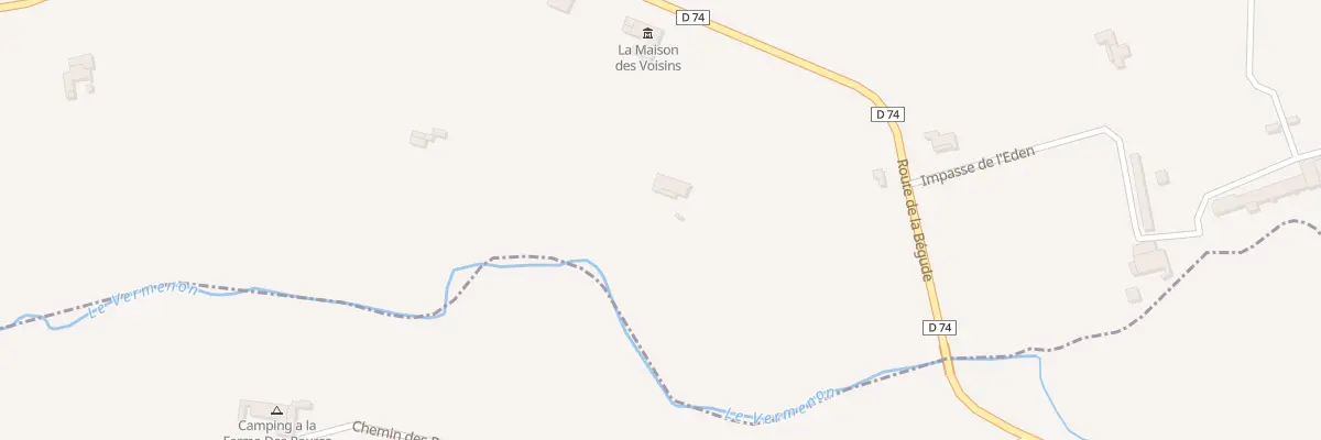Plan du 2550 Rte de la Bégude à Saint-Gervais-sur-Roubion