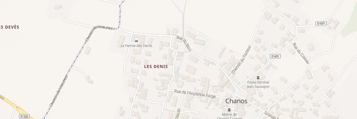 Plan du 6 Rue des Denis à Chanos-Curson