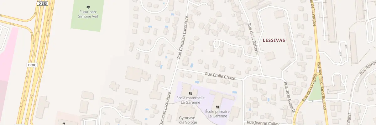Plan du 57 Rue Christian Lacouture à Bron