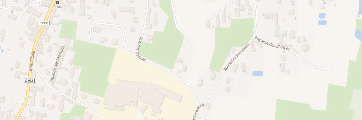Plan du 319 Rue des Garines à Manziat