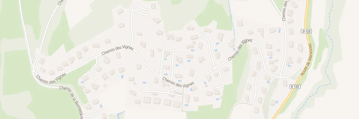 Plan du 534G Che des Vignes à Villette-de-Vienne