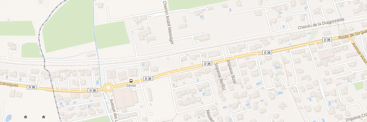 Plan du 996 Rte de Sorgues à Entraigues-sur-la-Sorgue