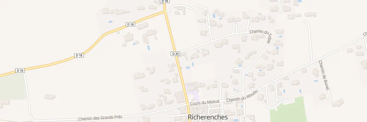 Plan du 5096 Le Trible à Richerenches