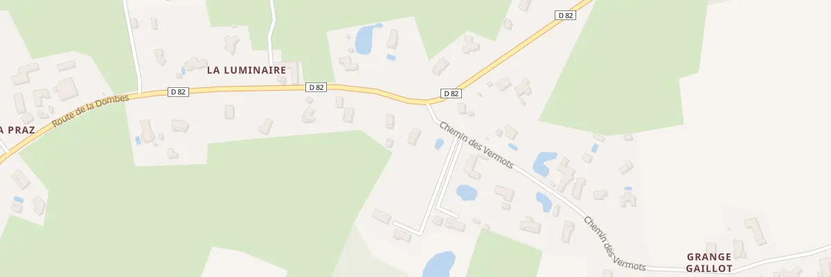 Plan du 21 Che des Vermots à Ambérieux-en-Dombes