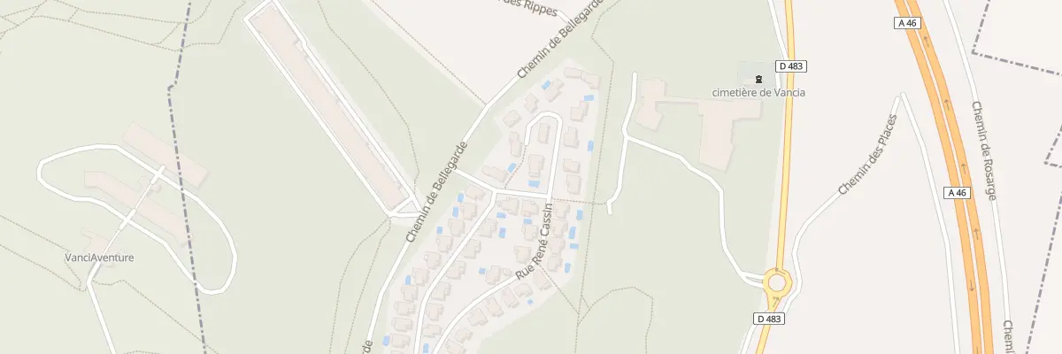 Plan du 23 Rue René Cassin à Rillieux-la-Pape